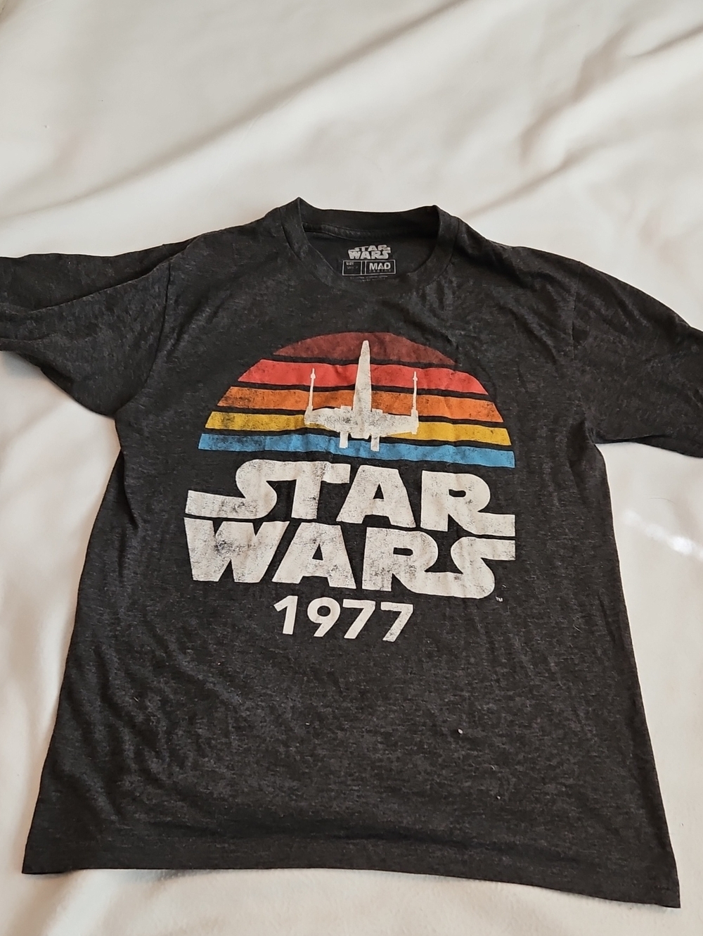 Star Wars 1977 Graphic Tee - Charcoal